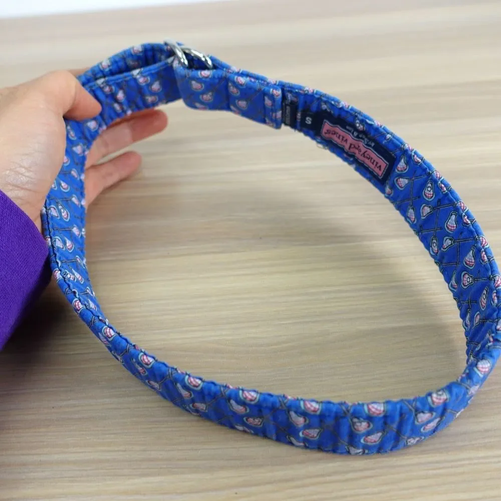 Vineyard Vines Blue and Silver Nautical Belt